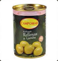 Olives Campomar  Manzanilla rellena de Gamba 10 oz