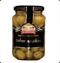 Olives La Explanada Gourmet Green pitted extra flavour A370
